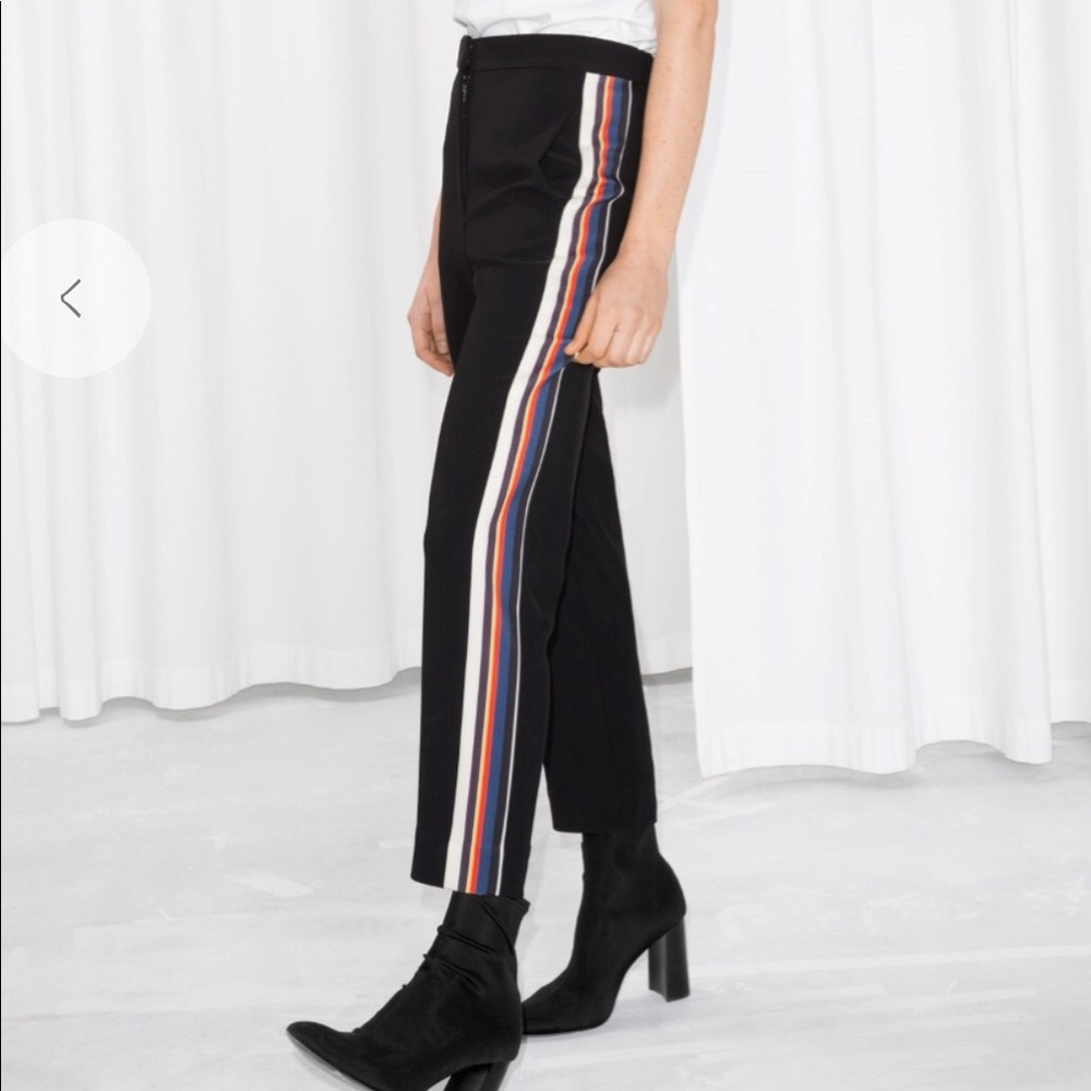 ISO Other Stories Tapered Racer Stripe Trousers